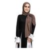 New Magnetic Buckle Instant Chiffon Hijab Large Size Ready To Wear Long Shawl Plain Solid Color Headscarf For Women