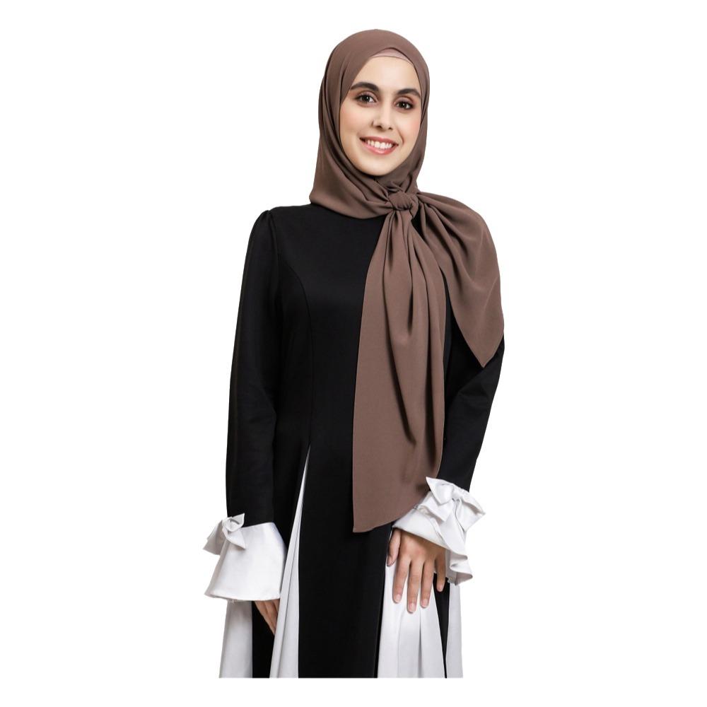 

Magnetic Buckle Long Shawl Ready to Wear Turban New Headscarf For Women 8