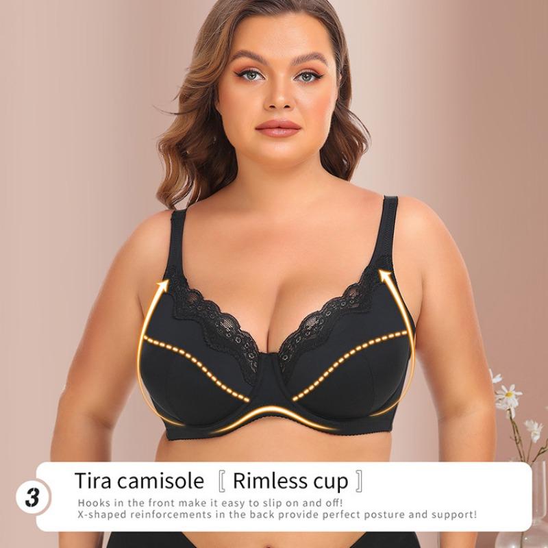 Evropské a americké spodní prádlo s kosticemi, krajkové žakárové, velká velikost, podprsenka, korzet