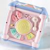 Baby Multifunctional Hexahedron Toy Piano Drum Puzzle Early Table Game Educational Music Toy