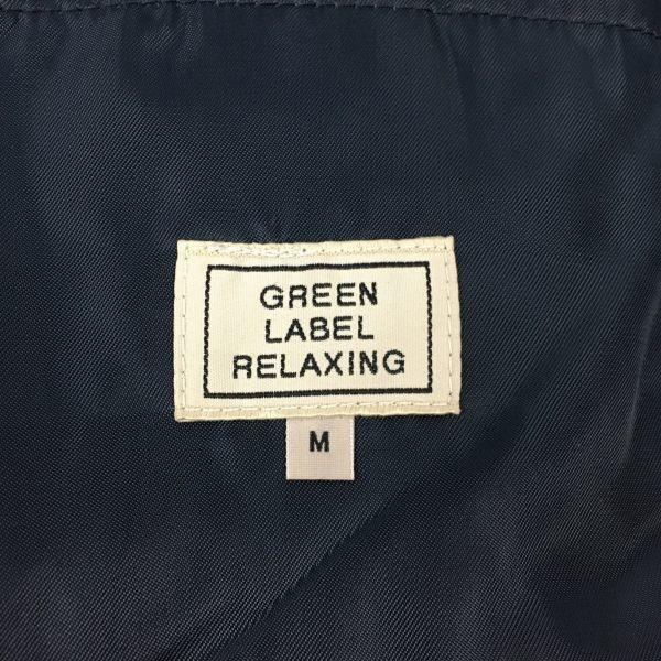 Męski wełniany bluzon United Arrows M Niebieski Płaszcz wierzchni Krótki Green Label Relaxing(UŻYWANY)