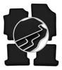CARLUX-SILVER car mats for: Peugeot 307CC cabrio (2003-2008)