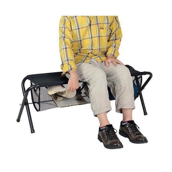 Captain Stag Captain Stag Uc 1828 [folding Bench With Large Storage  Black ]