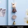Totoro Ceramic Wind Chime Ornament - Cute Japanese Wall Decor for Girls' Bedroom