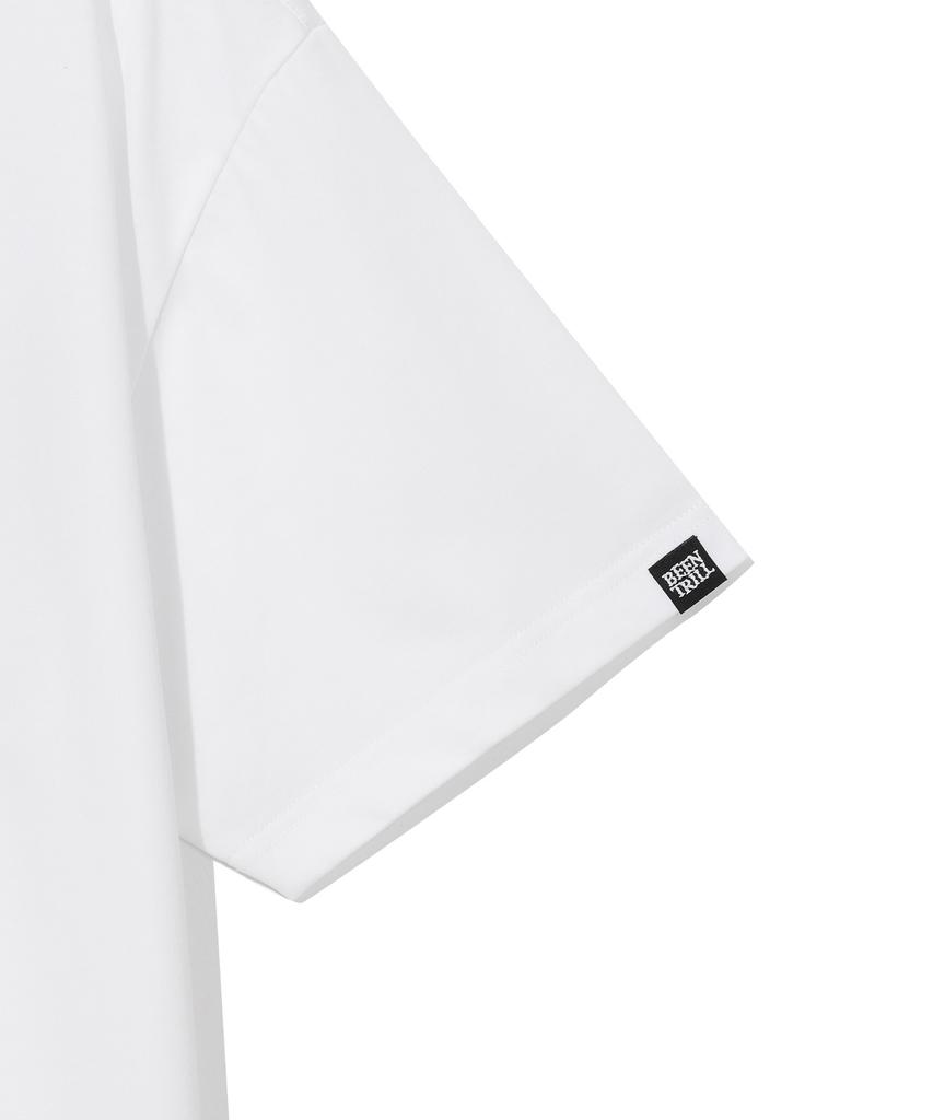 BEENTRILL Bny Vintage Logo T-Shirt (White)