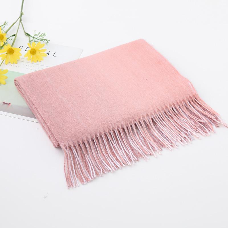 

Осенне-зимний новый шарф женский утолщенный искусственный кашемир универсальный студенческий шаль длинный клетчатый шарф 70*180cm