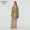 GOELIA Cashmere Double-Sided Coat with Belt