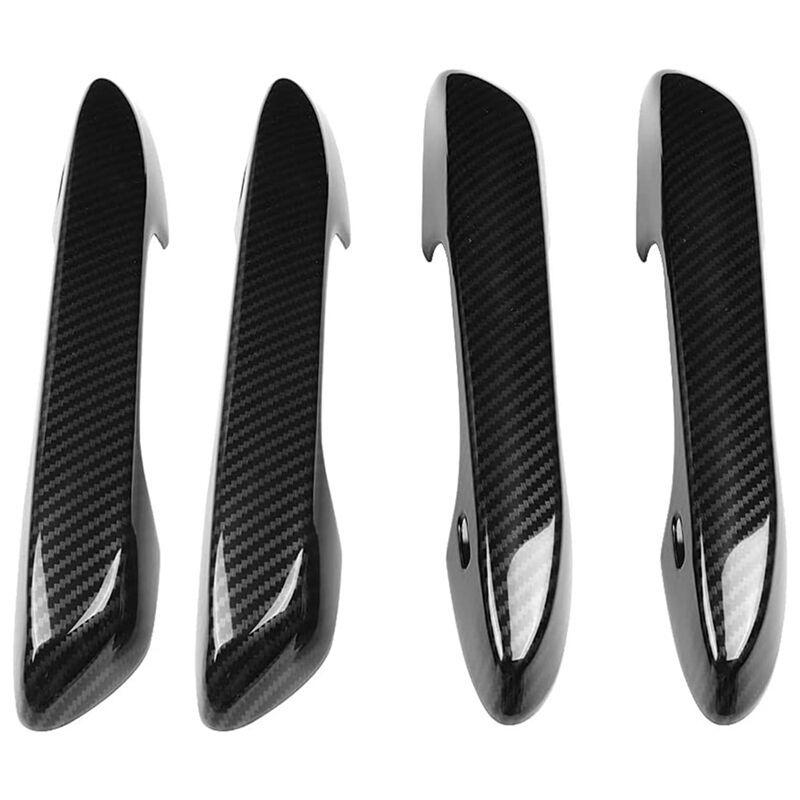 Car Door Handle Cover For Lexus UX UX200 UX250h 2018     Carbon Fiber Chrome Trim Sticker Styling Accessories