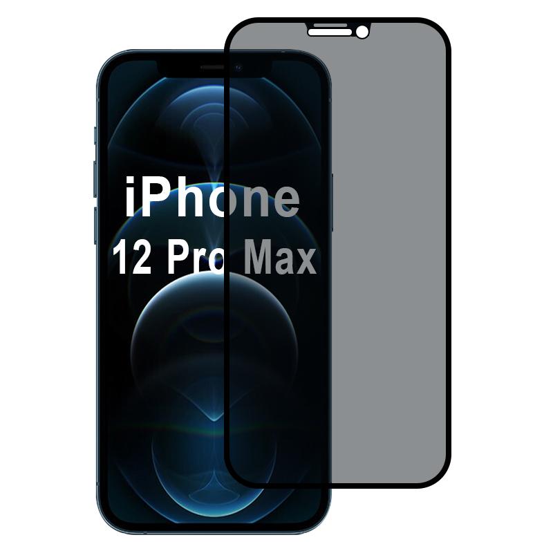

For iPhone 12 Pro Max Privacy Screen Protector 2.5D Zero Bubble Shatterproof Type A