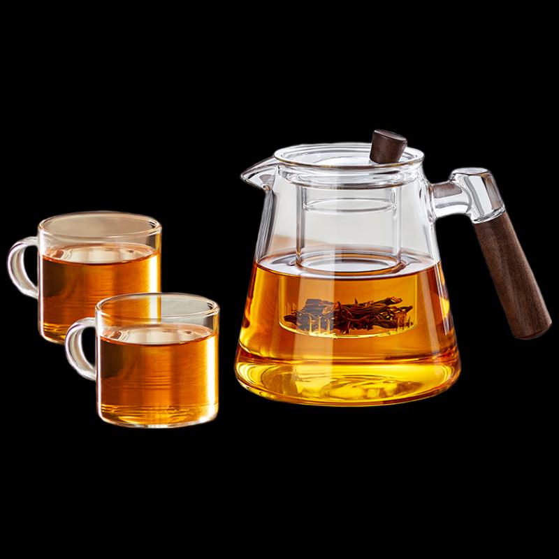 Chating Glass Yaxin Teapot Set