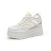 Women's shoes new muffin thick-soled mesh sports and leisure shoes breathable tide white shoes sandals