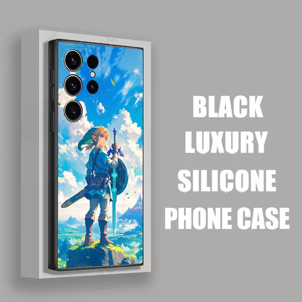 The Legend of Z-Zelda Phone Case For Samsung S25,S24,S21,S22,S23,S30,Ultra,S20,Plus,Fe,Lite,Note,10 Black Soft Shell