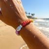 elastic rope Ceramic Beads Bracelet Beaded Fish Bangle Creative Small Fish Bracelet  Women