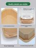 Shixun Disposable Octagonal Kraft Paper Takeout Boxes