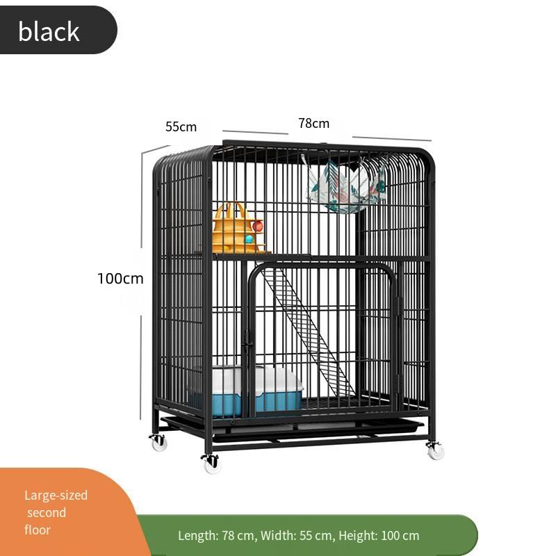 Double-layered and widened cat house pet cage cat climbing frame indoor cat house villa super large free space all sizes