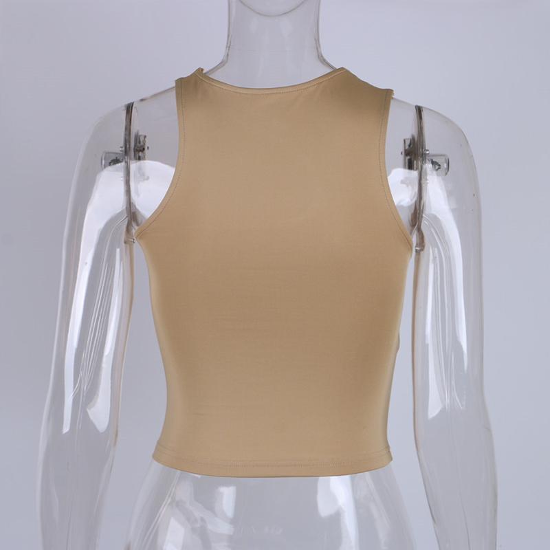 Cut Out Sexy Crop Off Shoulder Solid 2024 Skinny Sport Short Tops Women Tank Irregular Summer Tube Tops