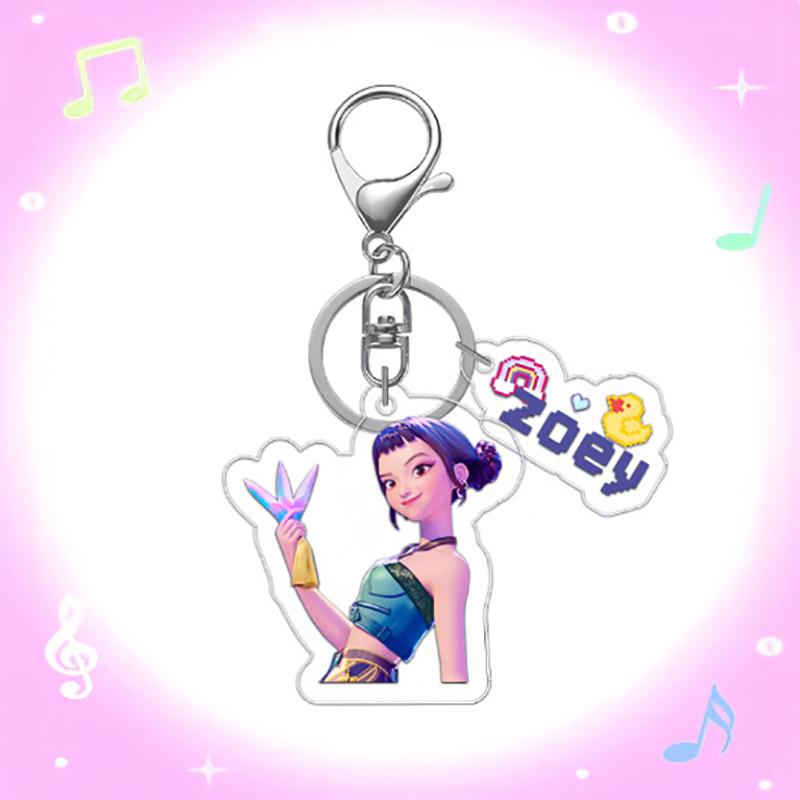 Schlüsselanhänger Koreanischer Anime Cartoon Schlüsselanhänger Partygeschenke Schlüsselanhänger K-Pop Figur Klassiker Schlüsselanhänger Rucksack Anhänger Schlüsselanhänger
