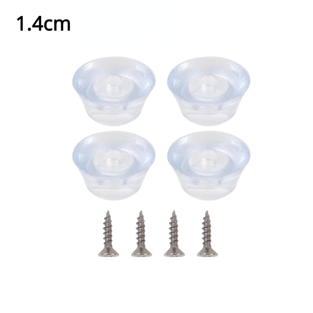 4-20PCS Silicone Transparent Chair Leg Mat Non-slip Leg Pads Sofa Foot Covers Floor Furniture Cap Wear-resistant Protector Pads