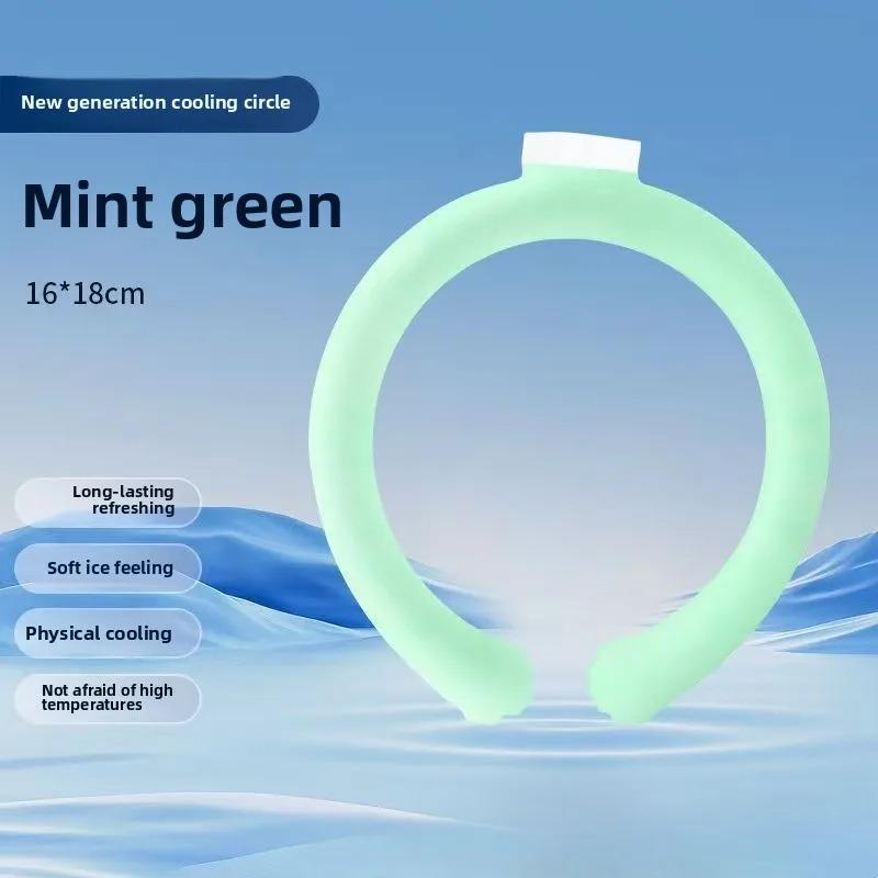 Summer Neck Cooling Ring Outdoor Running Fitness Fishing Cycling Travel Cool Neck Ring Portable Outdoor Cooling Accessories