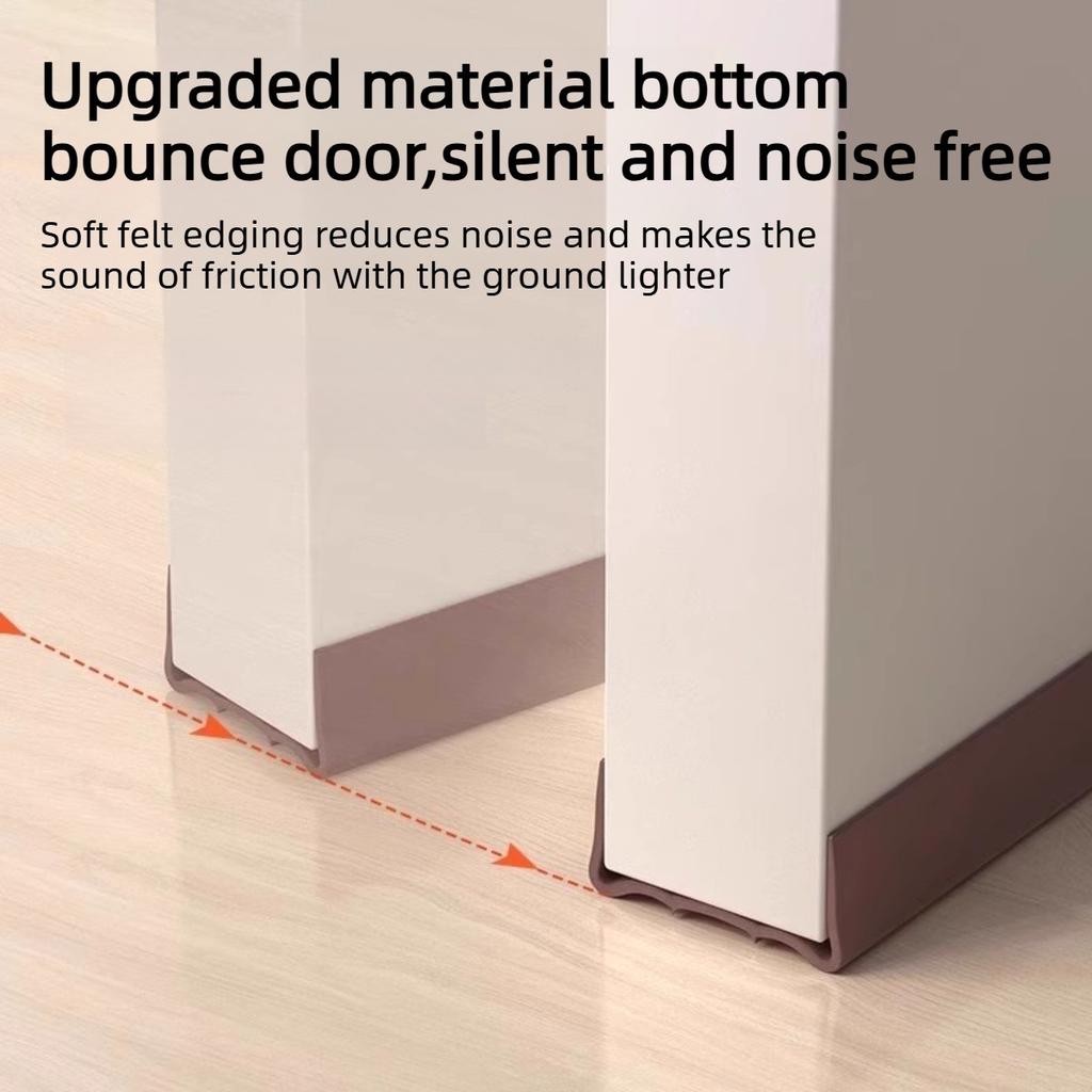 No Adhesive Door Bottom Seal Strip Soundproof Windproof Weather Stripping Insect Prevention Door Seal Accessories Acoustic Panel