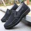 Fashion Men Casual Sports Shoes Fashionable Old Beijing Cloth Shoes Wear Resistant Lightweight Slip On Casual Sports Shoes