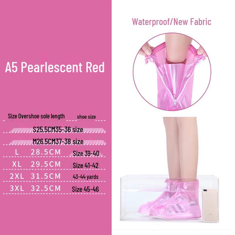 

Ting Le Thickened Waterproof Rain Shoe Covers
