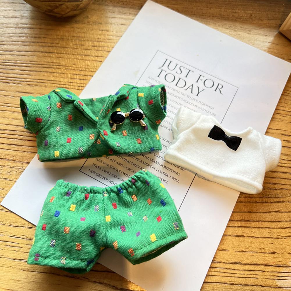 

Для 17 см Кукольная одежда Лабубу Модная одежда Толстовки Кукольная одежда Цветовые толстовки Кукольные аксессуары Милые украшения Маленькая одежда 01#