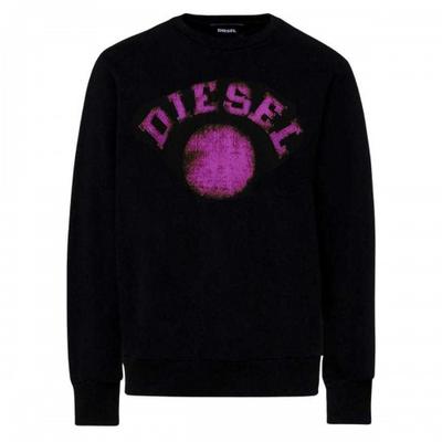 Diesel Mens Faded Dot Logo Sweatshirt