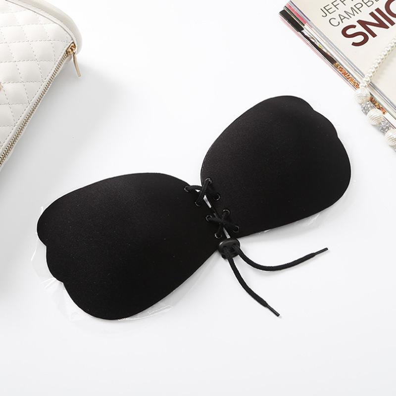 

Wing LALA Invisible Silicone Push-Up Bra & Breathable Strapless Breast Pasties A чёрный