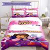 Dora Explorer Customize Your Name Bedding Set Breathable Duvet Cover with Pillowcases Home Decoration Birthday Gift