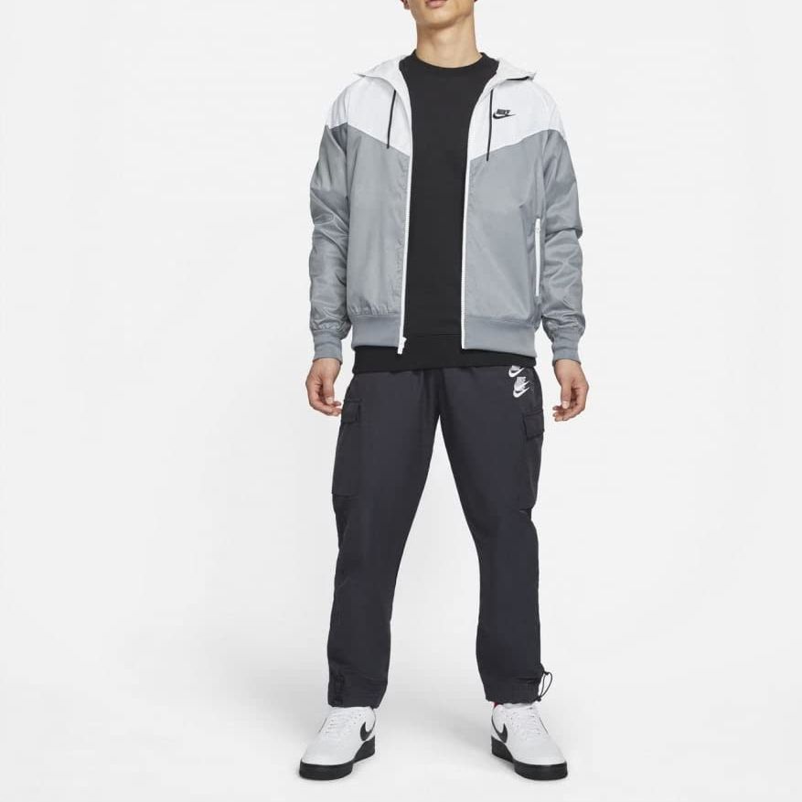 Nike Color Block Sports Hooded Logo Jacket Men Outerwear Green AT5271-084