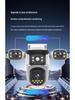 Outdoor 360° Multi-Lens Camera with Triple-Screen Monitoring
