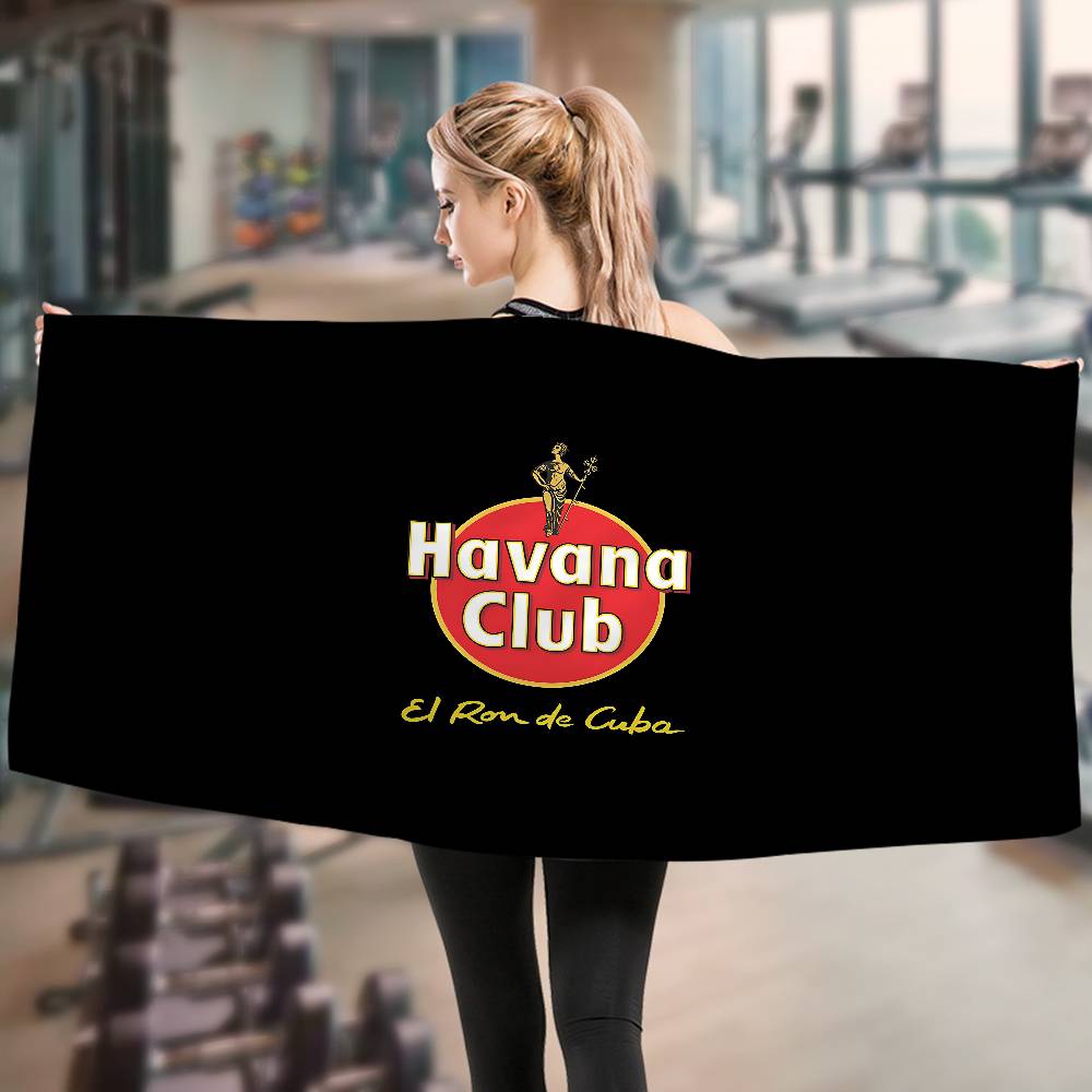 H-Havana C-Club Beach Towel Colorful Bath Towels for Girl Microfiber Quick Dry Custom Sand Free Beach Yoga Spa Gym Pool