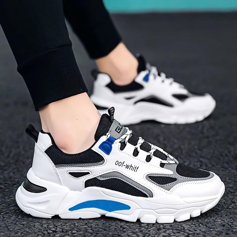 Summer Running Casual Dad Shoes Mesh Breathable New Heightening Sports White Shoes