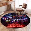 Five Nights at Freddy's Pattern Round Rug, Indoor/Outdoor Mat, for Picnic, Gameroom, Bedroom, Office, Living Room, Home Decor Carpet, Birthday Gift