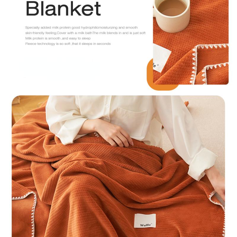 

1 кусок одеяла, утолщенное шерстяное одеяло, четыре сезона, одеяло для отдыха, дивана, одеяло для сна, мебель для спальни, принадлежности 200*230cm коричневый