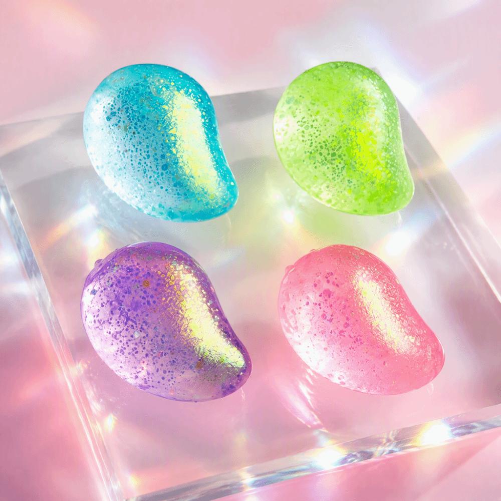 Slow Rising Mango Squeezing Toy Soft Silicone Mango Pinching Toy Pinch Toy Mango Squishy Toy Kids