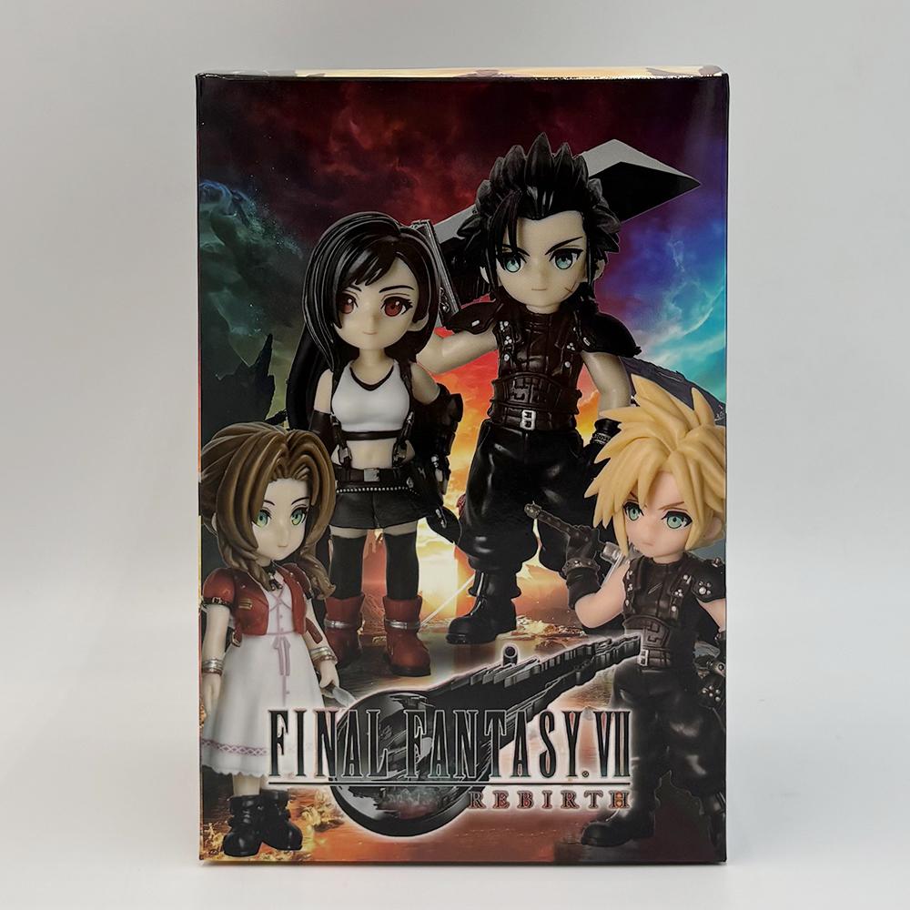 Anime Cloud Strife Tifa Lockhart Aerith Gainsborough Zack·Fair Figure Model PVC Toy Desktop Ornament Accessories Gift 11-12.5cm