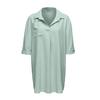 Patchwork Women's V-neck Swim Cover-up: 2025 Spring/Summer Fashion Beach Sun Protection Dress.