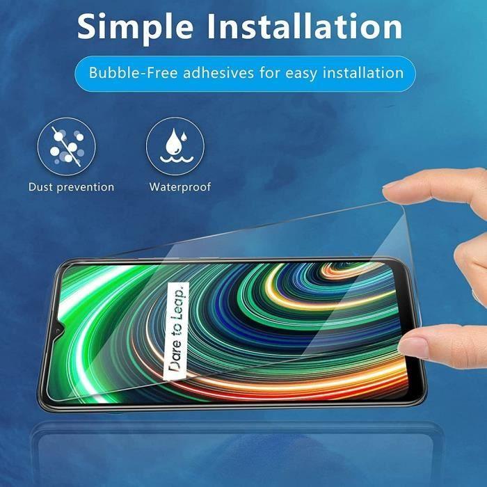 Verre Trempé - E.F.CONNECTION - pour realme C25Y - Anti-rayure - Pack de 2