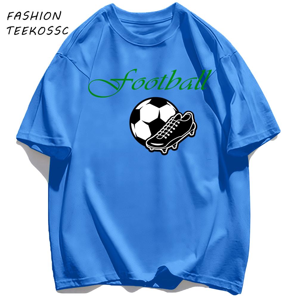 Football Is A Very Healthy Sport TShirt Men Summer AllMatch TShirts ONeck Casual Short Sleeve Hip Hop Cotton Streetwear