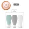 Travel Silica Gel Squeeze Bottle Portable Shampoo Shower Gel Lotion Container for Cosmetics Toiletries