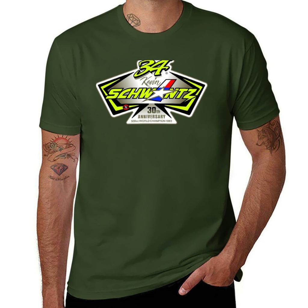 Kevin Schwantz 34 Tshirt Customizeds Sports Fans Unisex Clothings
