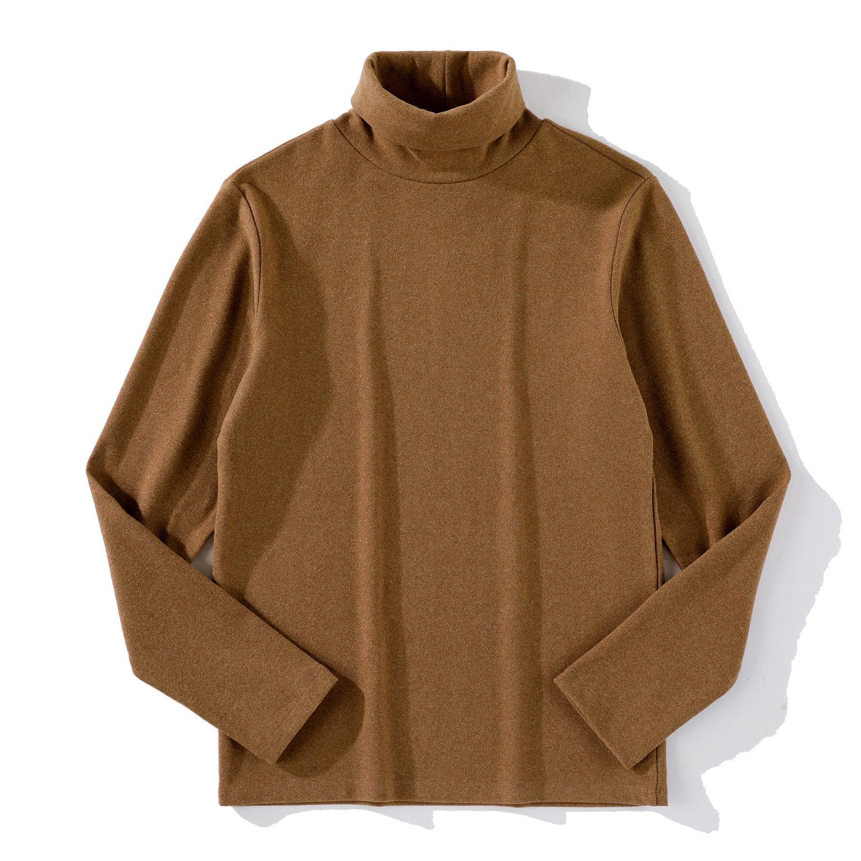 

Женская и мужская осенне-зимняя одежда, кофты, пуловеры, свитер с высоким воротником, холодная блузка, топы, футболки с длинными рукавами, нижнее белье, майки 5XL коричневый