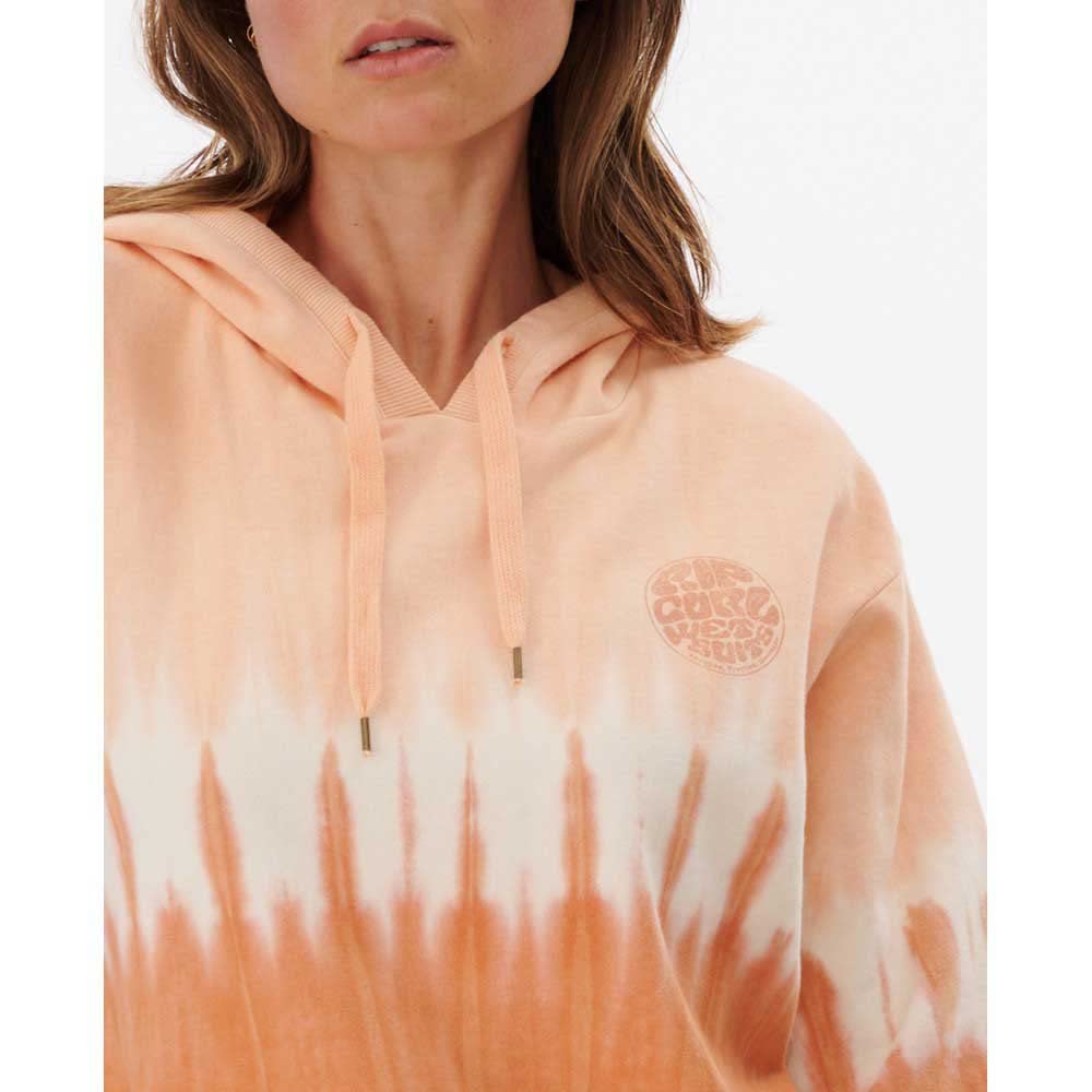 Rip Curl Hoodie Winter Size L Women's Tie-Dye (006WFL) Peach,