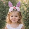 Non-slip Rabbit Ears Headbands Colorful Happy Easter Headdress Cosplay Headbands  Party Supplies