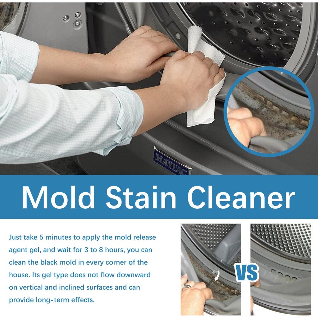Mold Stain Cleaner Mildews Removal Agent Kitchen Fridge Cleaning Detergent Stain Remover for Washing Machine Wall Tile