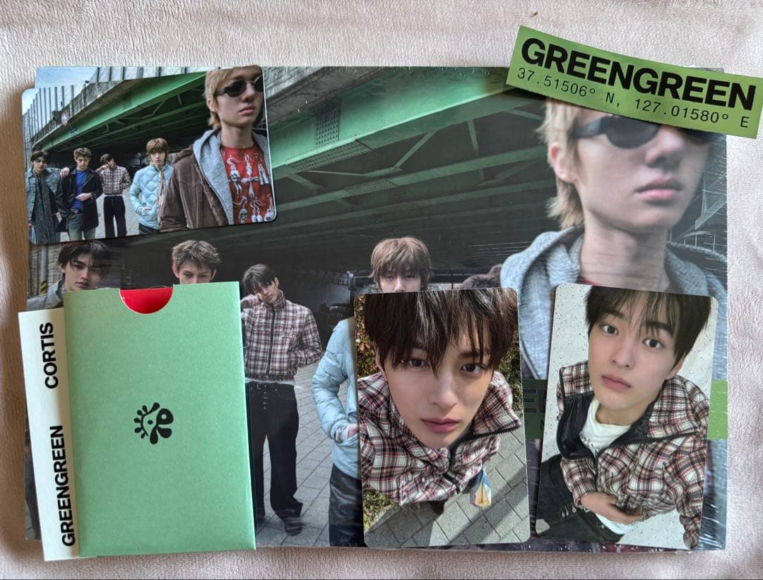 [USED] CORTIS GREENGREEN album trading card - Gonho Gono