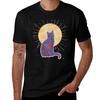 Mystic Cat TShirt Fitness Quick Dry Short Sleeve Top