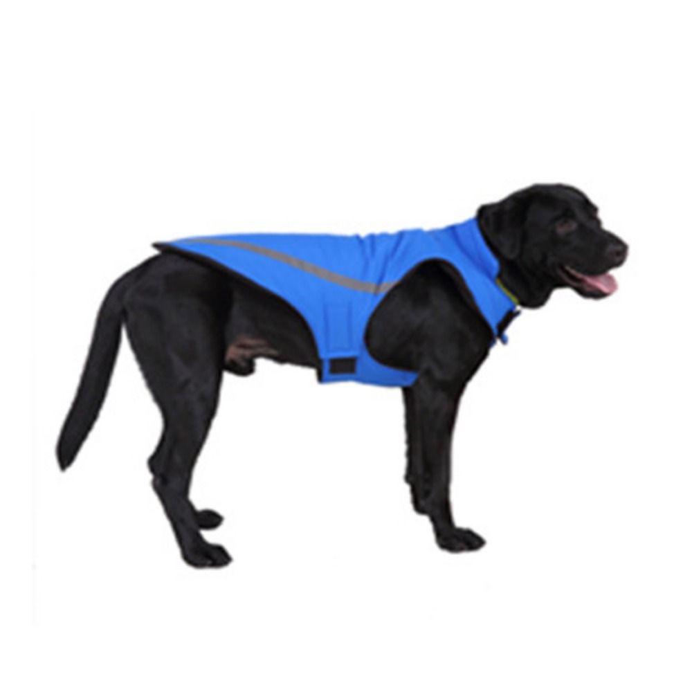 Warm Dog Reflective Charge Coat Cotton/Fleece Outdoor Dog Coat Vest Warm Dog Jacket  Autumn
